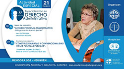 CONFERENCIAS SOBRE DERECHO ADMINISTRATIVO Y POLÍTICAS PÚBLICAS